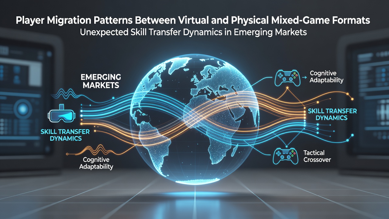 Players transitioning between online and live mixed poker games in emerging markets