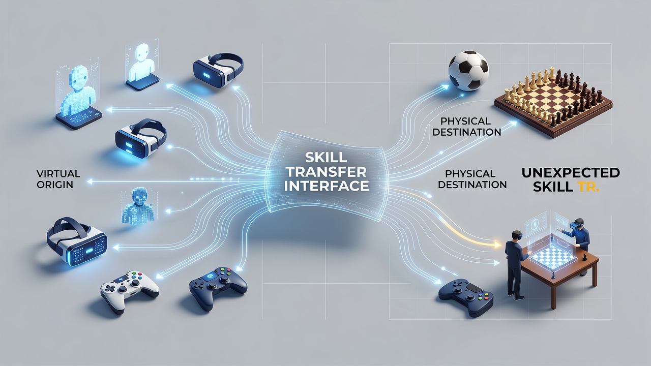 Data visualization of skill transfer between virtual and live mixed poker sessions